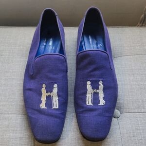 Hadleigh’s Men's Purple Slippers Size 14 (47)